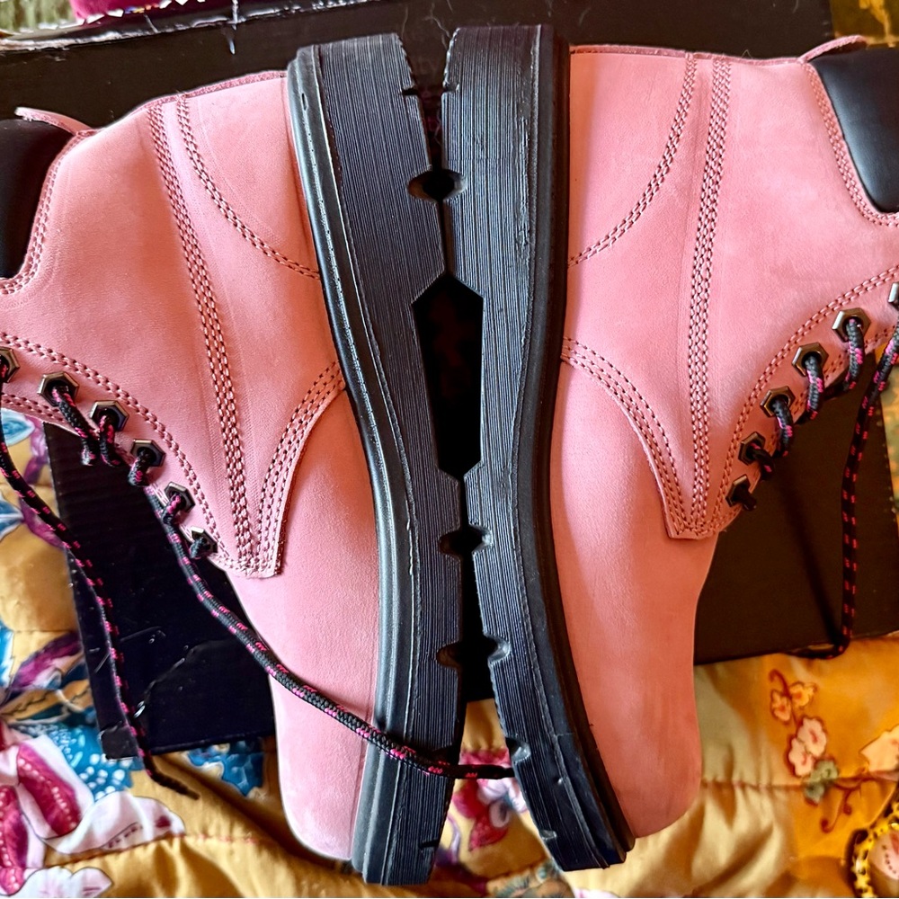 Moxie Alice Boot Steel-Toe Women’s Pink Work Boot - Picture 7 of 17
